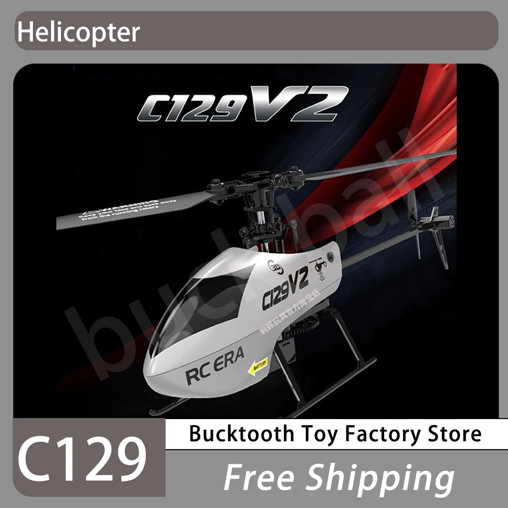 C129 V2 Rc Helicopter 4 Channel 2.4G Remote Controller Helicopter Charging Toy - £68.91 GBP+