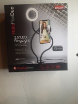 Halo Flex Duo 3.5&quot; LED RingLight-Flex Phone Holder-Clip On Grip Mount US... - $473.70 MXN