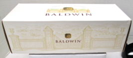 Baldwin Timeless Craftsmanship Satin Nickel Napkin Rings set of 4 - £15.17 GBP