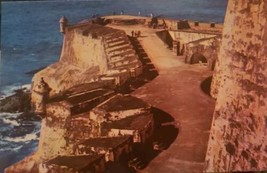 Santa Barbara Bastion Castillo San Felipe del Morro San Juan Puerto Postcard - £3.36 GBP