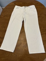 Bandolino Mandie Women&#39;s Size 14S Straight Leg 5 Pocket Jeans White - $14.85