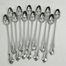 12 Piece Eldan Japan Stainless Silverware Ice Tea Icecream Spoon Set ELD... - £19.97 GBP