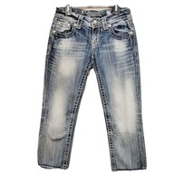 Miss Me Jeans Women Cuffed Capri Size 25 x 22 JP5809P3 - £19.11 GBP
