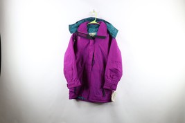 Deadstock Vtg 90s Columbia Womens Medium Spell Out Insulated Winter Jacket Coat - £76.32 GBP