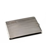 Sterling Silver Vintage Cigarette Case 4&quot; x 3&quot; 93 grams with Monogram - $682.21 CAD