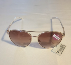 Piranha Womens Fashion Sunglasses Style # 60016 Silver &amp; White Aviator - £7.06 GBP