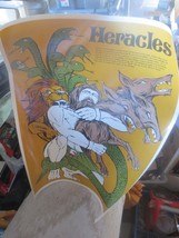 Vtg 1972 Hercules Heracles Roman Greek Mythology Glossy Poster 28 x 23 - £29.81 GBP