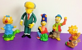 Lot of Simpsons Toys Burger King Camping (1990) + Mr Burns Action Figure... - $18.69