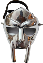 Medieval Mf Doom Gladiator Mask Mad-Villain Golden Finish Brass Face Armou - £39.54 GBP