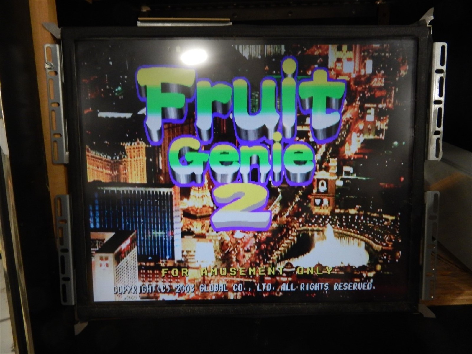 Global N0-006G Fruit Genie 2 Arcade Game Board Power Tested AS-IS For Parts - $86.99