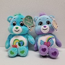 Care Bears 9&quot; I Care Bear Love the Earth &amp; Dream Bright Plush 2022 - $22.67