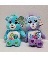Care Bears 9&quot; I Care Bear Love the Earth &amp; Dream Bright Plush 2022 - $22.67