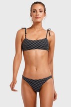 Vitamin A Swimwear Rumba Dots &#39;bella&#39; Bralette Bikini Top (M/8) - £55.94 GBP