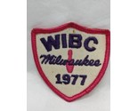 Vintage 1977 Women&#39;s International Bowling Congress Embroidered Patch 2 ... - $19.79