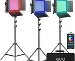 Gvm Rgb Led Video Light Kit, Dimmable Photography Lighting With App Cont... - $592.99