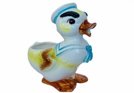Napco Duck Creamer figurine anthropomorphic sailor bird swan goose vtg d... - $74.25
