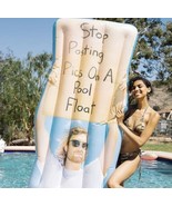 70” Giant Dude with Sign Pool Float Summer Outdoor Pool Party Beach 2 Sided - $716.07 MXN