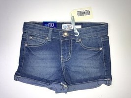Girls Denim Shorts (6 Years, Medium Blue) - $14.69
