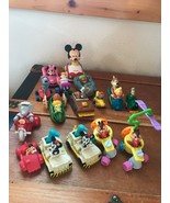 Mixed Lot of Plastic &amp; Metal w Babar Mickey Minnie Chipmunk &amp; Other Char... - £9.78 GBP