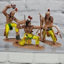 Vintage Warrior Chief Southwest Native Posed Figures Lot Of 3  - £7.39 GBP