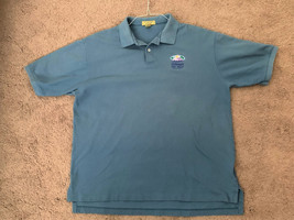 Vintage Disney Vero Resort Men&#39;s Polo Shirt XL 100% Cotton Made in USA - £3.88 GBP