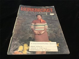 Workbasket Magazine August 1975 Knitted Striped Top and Shirt, Pillow Pajama Bag - £5.92 GBP