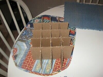 Cardboard Dividers 5 Sets 10&quot; X 7&quot; X 4&quot; High 20 cell Priority Mail Box A1 - $3.38