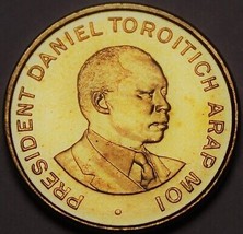 Kenya 50 Cents, 1995 Gem Unc~President Arap Moi~Scarce~Free Shipping - £4.52 GBP