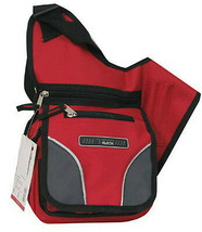 RED Messenger Sling Body Bag  Purse Small Backpack School Crossbody Shou... - £12.66 GBP