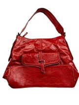 Coldwater Creek Faux Patent Leather Red Purse - £10.93 GBP