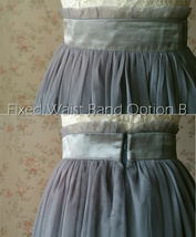 DUSTY PINK Tulle Midi Skirt Women Custom Plus Size Tulle Skirt Outfit image 12
