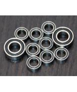(10pcs) DURATRAX DELPHI INDY CAR Rubber Sealed Ball Bearing Set - $152.10 MXN