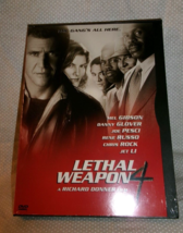 Lethal Weapon 4 DVD Wide Screen 1998 Wide Screen Mel Gibson Danny Glover NW Seal - £6.24 GBP