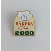 Vintage 2000 Bakery Chef McDonald&#39;s Employee Lapel Hat Pin - $9.41