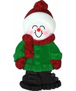 Male Name Snowboy Carter Personalized Christmas Tree Ornament - $222.75 MXN