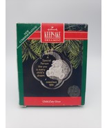 HALLMARK KEEPSAKE ORNAMENT ~ CHILD CARE GIVER ~ BEAR and a RABBIT ~ 1990... - $13.43 CAD