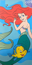 Little Mermaid Beach Towel Measures 28 x 58 inches - £13.44 GBP