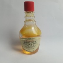 Vintage Wagners Extract 1.5oz Bottle Imitation Butter Rum Flavor for Dis... - $10.44