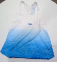 IDEOLOGY Women Small Blue and white Racerback Tank Top Train - £12.78 GBP