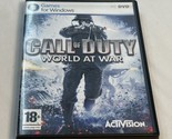 Call of Duty World At War PC DVD Game 2008 Windows Activision Complete W... - £3.51 GBP