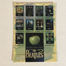 The Beatles Trading Card 1996 John Lennon Paul McCartney Checklists 2 - $1.97