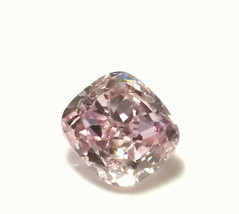 0.37ct Natural Loose Fancy Light Purplish Pink Color Diamond GIA Cushion VS1 - £3,957.85 GBP