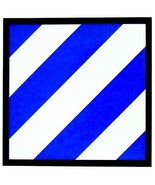 U.S. Army 3rd Infantry Division Sticker 3-1/4&quot; - £6.88 GBP