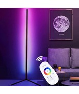 RGB Corner Floor Lamp,Color Changing Mood Lighting,Dimmable LED Music La... - £36.88 GBP