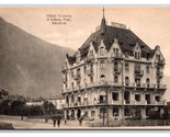 Hotel Victoria Brigue Svizzera Unp DB Cartolina Y11 - $6.10