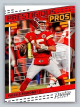 Patrick Mahomes II 2023 Panini Prestige Kansas City Chiefs Prestigious Pros - £2.35 GBP