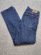 Wrangler Relaxed Fit Medium Wash Denim Jeans Men&#39;s Size 34X32 KG JD - £15.28 GBP