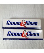 NEW Groom and Clean Greaseless Hair Control set 2 boxes/tubes 4.5 oz each - $26.00