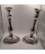 Vintage 9&quot; Silver Plated Candlestick 29406 - Creative Gifts Internationa... - $423.18 MXN