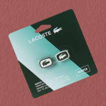 Lacoste Damper Dampener Tennis Racket Racquet Vibration Silicon 2pcs Whi... - €25,54 EUR
